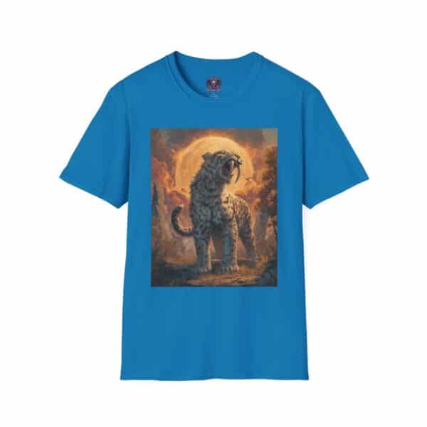 Prehistoric Smilodon aka Sabre-Tooth Tiger VII Unisex T-Shirt, Graphic Tee, Unique Gift, Casual Wear - Image 29