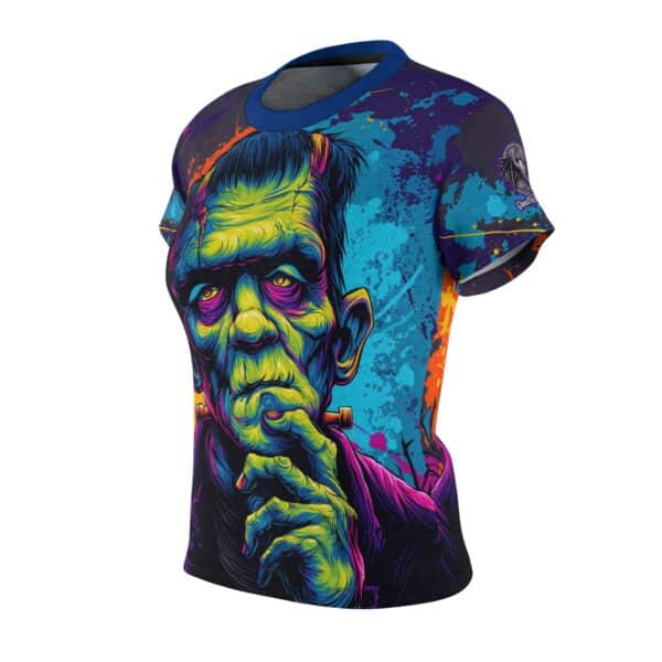 Frankenstein Pop 60's Art Style Tee Women's (AOP) - Image 3