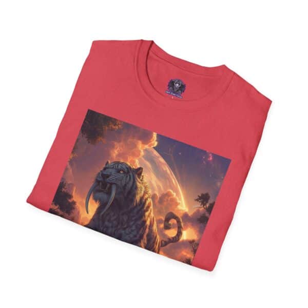 Prehistoric Smilodon aka Sabre-Tooth Tiger IV Unisex T-Shirt, Graphic Tee, Unique Gift, Casual Wear - Image 52