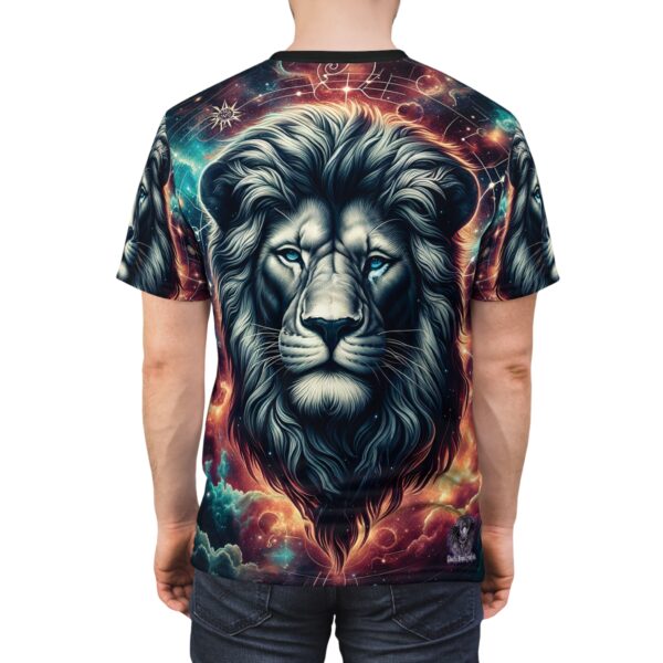 Lion In The Sky WD-D014 By Wyldesigns Unisex Cut & Sew Tee (AOP) - Image 8
