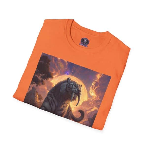 Prehistoric Smilodon aka Sabre-Tooth Tiger V Unisex T-Shirt, Graphic Tee, Unique Gift, Casual Wear - Image 12