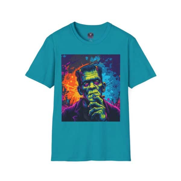 Frankenstein Pop Art 60's Style Unisex T-Shirt - Image 45