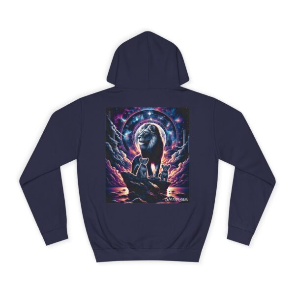 Cosmic Lion Family WD-D006 By Wyldesigns Unisex College Hoodie - Image 10