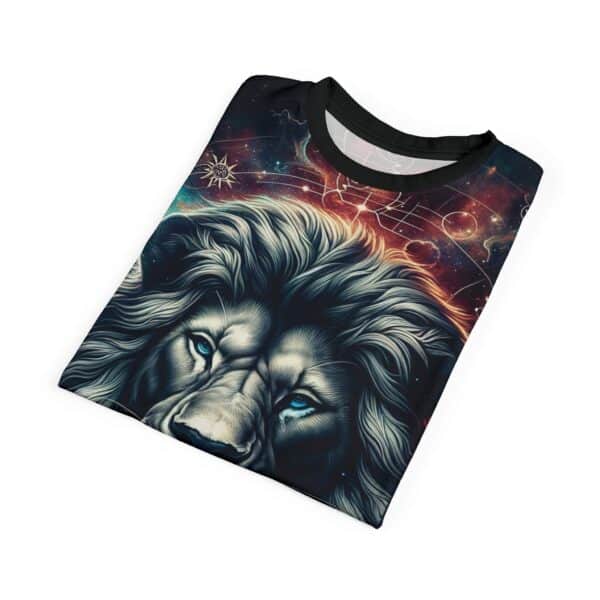 Lion In The Sky WD-D014 By Wyldesigns Unisex Cut & Sew Tee (AOP) - Image 14