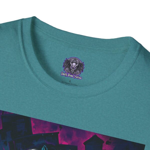 Bride of Frankenstein Pop Art 60's Style Unisex T-Shirt - Image 7