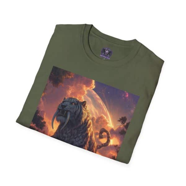 Prehistoric Smilodon aka Sabre-Tooth Tiger IV Unisex T-Shirt, Graphic Tee, Unique Gift, Casual Wear - Image 28