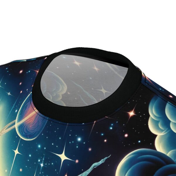 Cosmic Dolphins WD-D008 By Wyldesigns Unisex Cut & Sew Tee (AOP) - Image 13