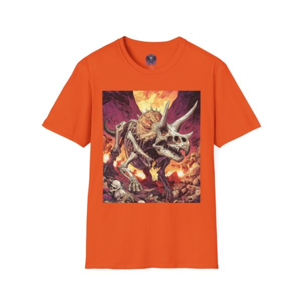 Prehistoric Skeletal Triceratops II Unisex T-Shirt, Graphic Tee, Unique Gift, Casual Wear - Image 13