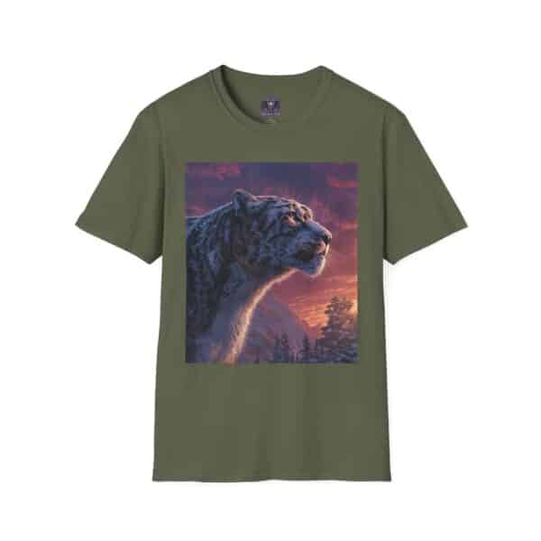 Snow Leopard IV Profile By Wyldesigns Unisex T-Shirt - Image 25