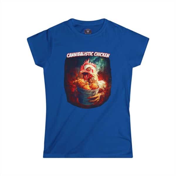 Cannibalistic Chicken Band Women's Softstyle Tee - Funny Graphic Shirt, Unique Gift for Food Lovers, Quirky Casual Wear, Perfect for [...] - Image 28