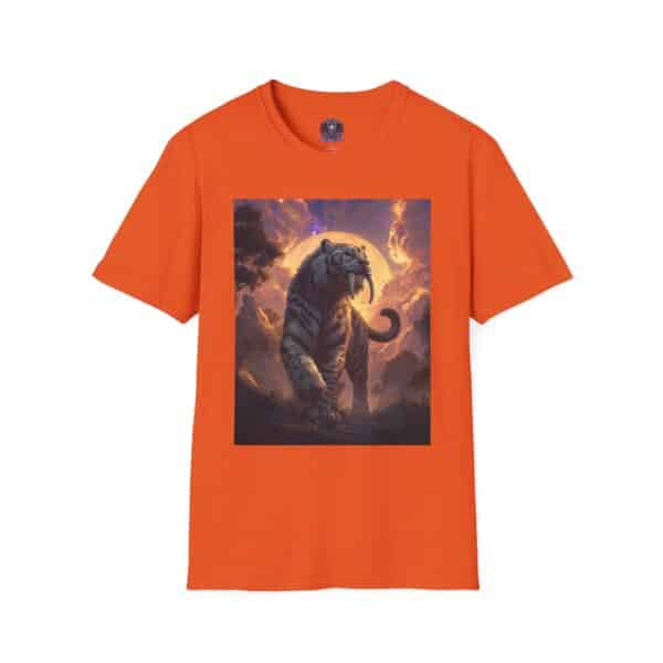 Prehistoric Smilodon aka Sabre-Tooth Tiger V Unisex T-Shirt, Graphic Tee, Unique Gift, Casual Wear - Image 13