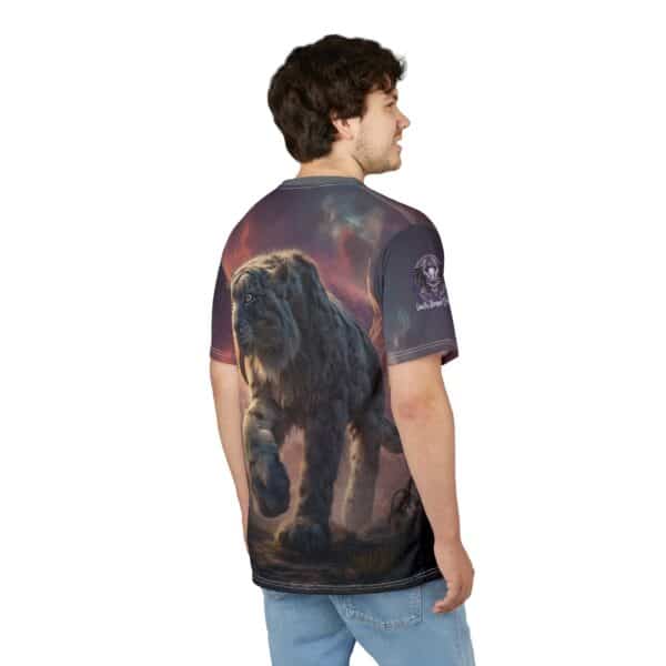Prehistoric Smilodon aka Sabre-Tooth Tiger II Unisex Tee (AOP) - Image 33