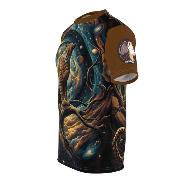 Cosmic Leopard WD-D013 By Wyldesigns Unisex Cut & Sew Tee (AOP) - Image 17