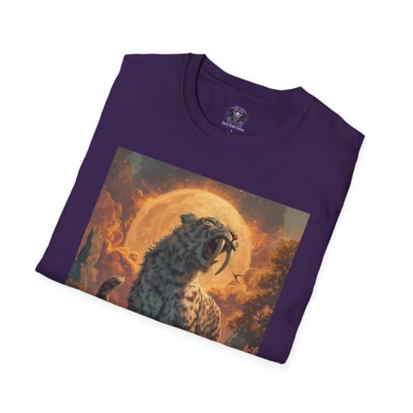 Prehistoric Smilodon aka Sabre-Tooth Tiger VII Unisex T-Shirt, Graphic Tee, Unique Gift, Casual Wear - Image 44