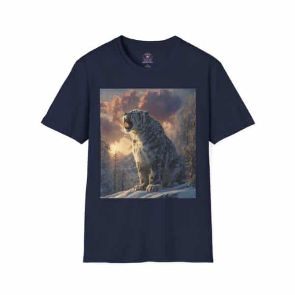 Snow Leopard III By Wyldesigns Unisex T-Shirt - Image 61