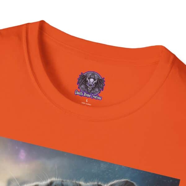 Snow Leopard V Profile By Wyldesigns Unisex T-Shirt - Image 15