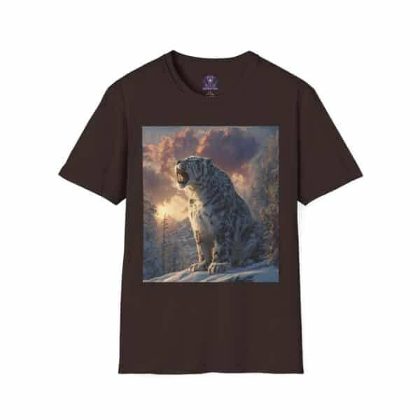 Snow Leopard III By Wyldesigns Unisex T-Shirt - Image 17