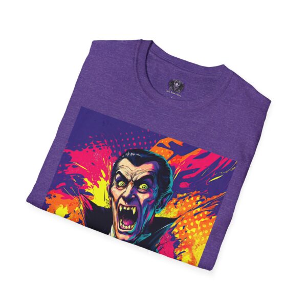 Dracula Pop Art 60's Style Unisex T-Shirt - Image 32