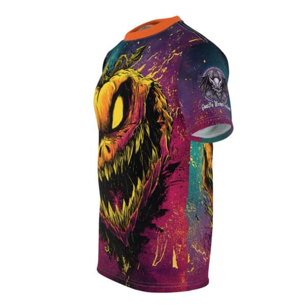 Evil Jack O' Lantern I Pop 60's Art Style Tee Unisex (AOP) - Image 23