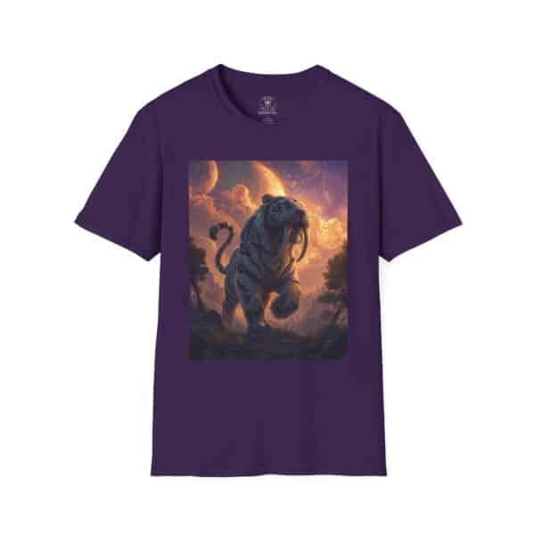 Prehistoric Smilodon aka Sabre-Tooth Tiger III Unisex T-Shirt, Graphic Tee, Unique Gift, Casual Wear - Image 41