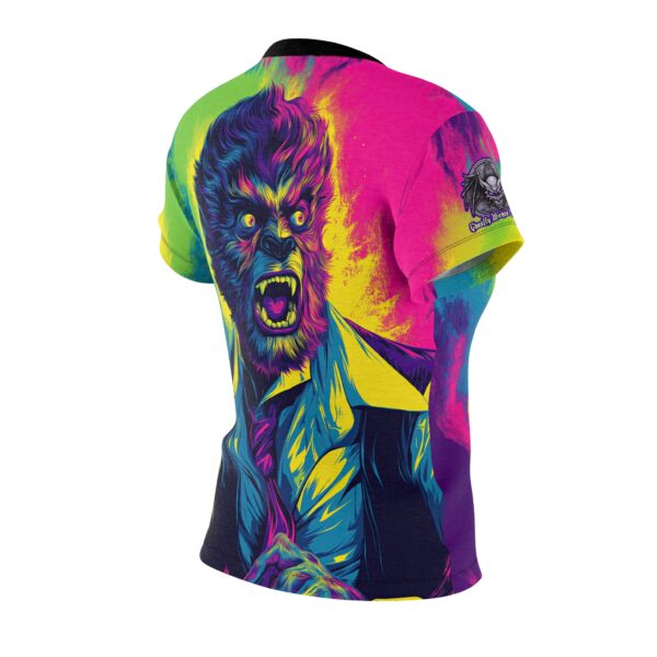The Wolfman II Pop 60's Art Style Tee Women's (AOP) - Image 7