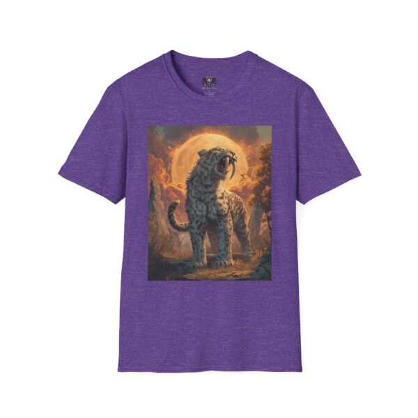 Prehistoric Smilodon aka Sabre-Tooth Tiger VII Unisex T-Shirt, Graphic Tee, Unique Gift, Casual Wear - Image 37
