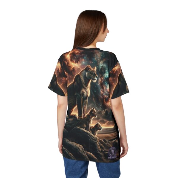 Lioness & Cubs WD-D010 By Wyldesigns Unisex Cut & Sew Tee (AOP) - Image 6