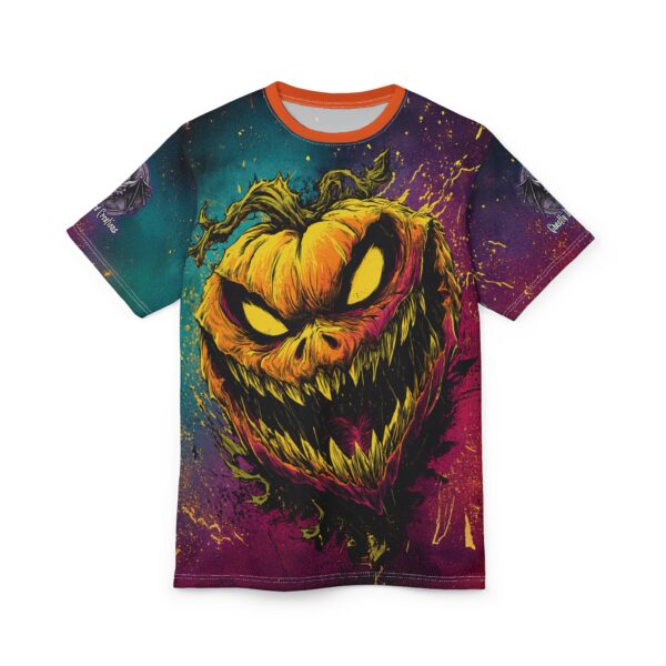 Evil Jack O' Lantern I Pop 60's Art Style Tee Unisex (AOP) - Image 29