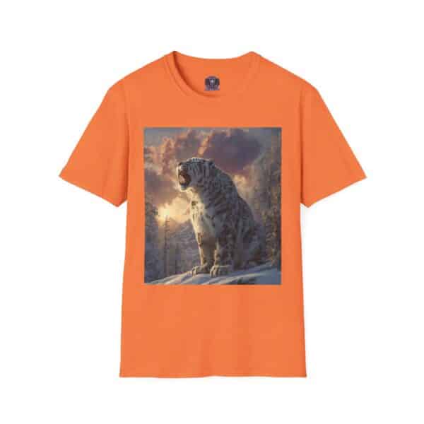 Snow Leopard III By Wyldesigns Unisex T-Shirt - Image 9