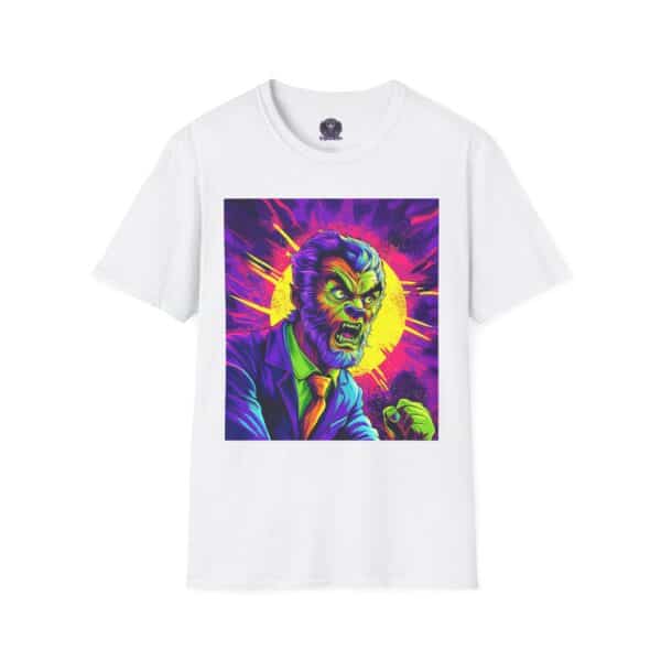 The Wolfman Pop Art 60's Style Unisex T-Shirt - Image 9