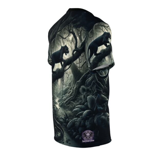 Black Panther WD-D002 By Wyldesigns Unisex Cut & Sew Tee (AOP) - Image 4