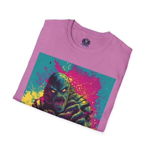 Creature From The Deep Pop Art 60's Style Unisex T-Shirt - Image 40