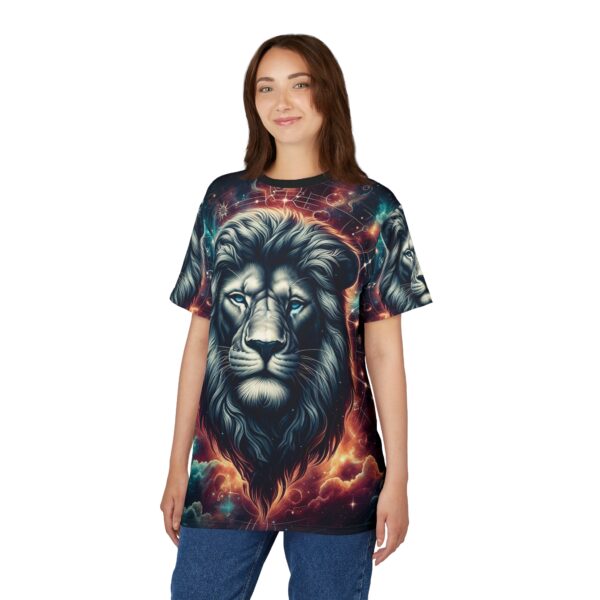 Lion In The Sky WD-D014 By Wyldesigns Unisex Cut & Sew Tee (AOP) - Image 9