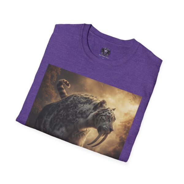 Prehistoric Smilodon aka Sabre-Tooth Tiger VIII Unisex T-Shirt, Graphic Tee, Unique Gift, Casual Wear - Image 40