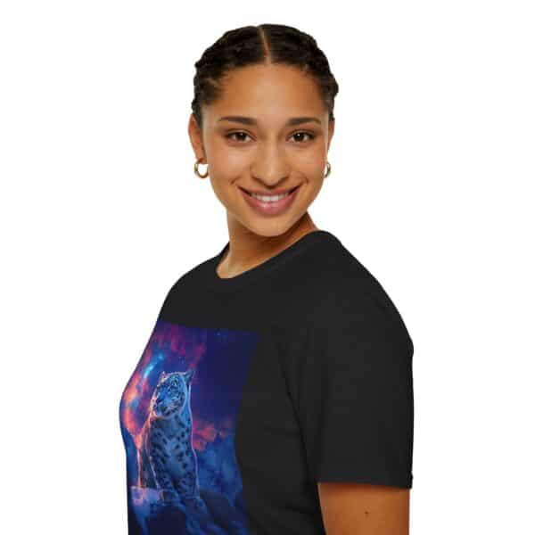 Snow Leopard I By Wyldesigns Unisex T-Shirt - Image 7