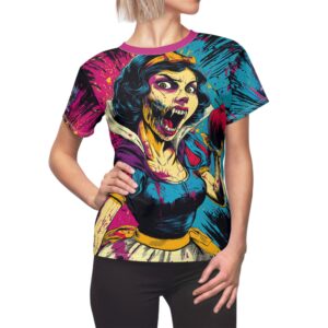 Undead Snow White 60's Pop Art Style Tee Women's (AOP)