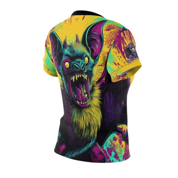 Vampire Bat Pop Art Style 60's Women's Tee (AOP) - Image 7