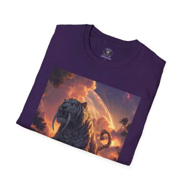 Prehistoric Smilodon aka Sabre-Tooth Tiger IV Unisex T-Shirt, Graphic Tee, Unique Gift, Casual Wear - Image 44