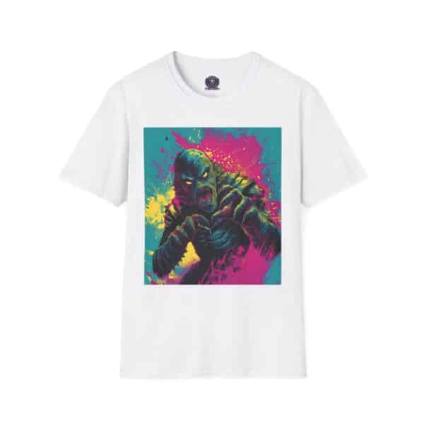 Creature From The Deep Pop Art 60's Style Unisex T-Shirt - Image 9