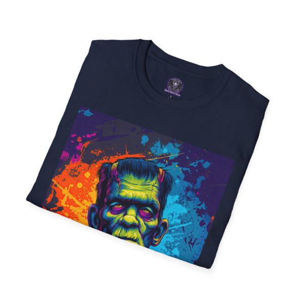 Frankenstein Pop Art 60's Style Unisex T-Shirt - Image 4