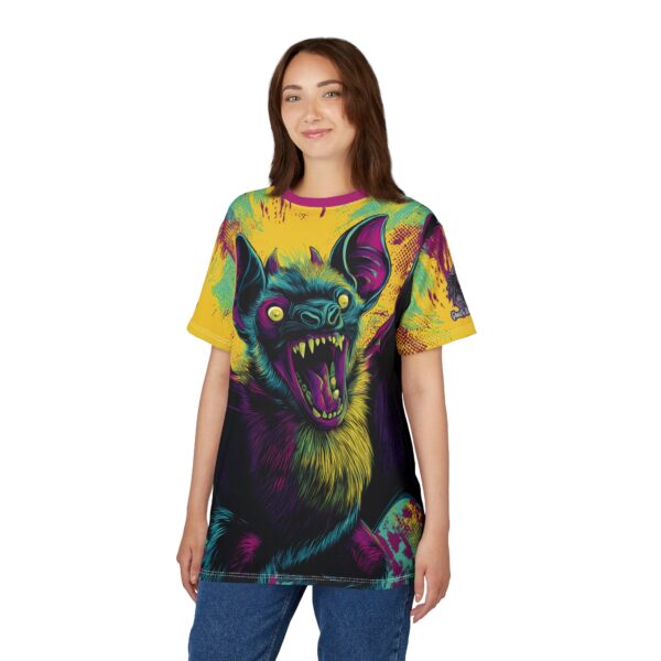 Vampire Bat Pop Art Style 60's Unisex Tee (AOP) - Image 31