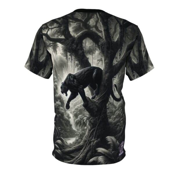 Black Panther WD-D003 By Wyldesigns Unisex Cut & Sew Tee (AOP) - Image 2