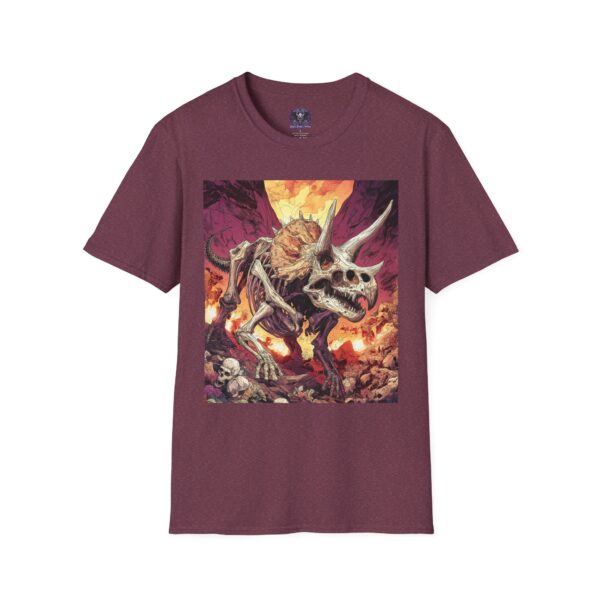 Prehistoric Skeletal Triceratops II Unisex T-Shirt, Graphic Tee, Unique Gift, Casual Wear - Image 45