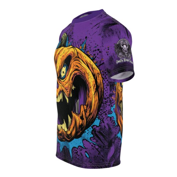 Evil Jack O' Lantern II Pop 60's Art Style Tee Unisex (AOP) - Image 37