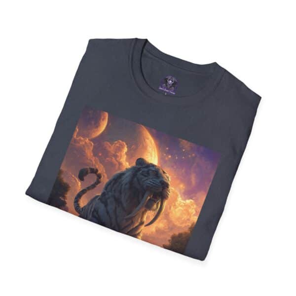 Prehistoric Smilodon aka Sabre-Tooth Tiger III Unisex T-Shirt, Graphic Tee, Unique Gift, Casual Wear - Image 36