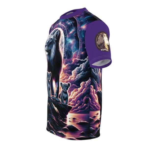 Cosmic Lion Family WD-D006 By Wyldesigns Unisex Cut & Sew Tee (AOP) - Image 17