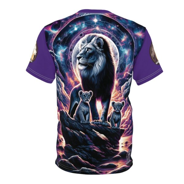 Cosmic Lion Family WD-D006 By Wyldesigns Unisex Cut & Sew Tee (AOP) - Image 16