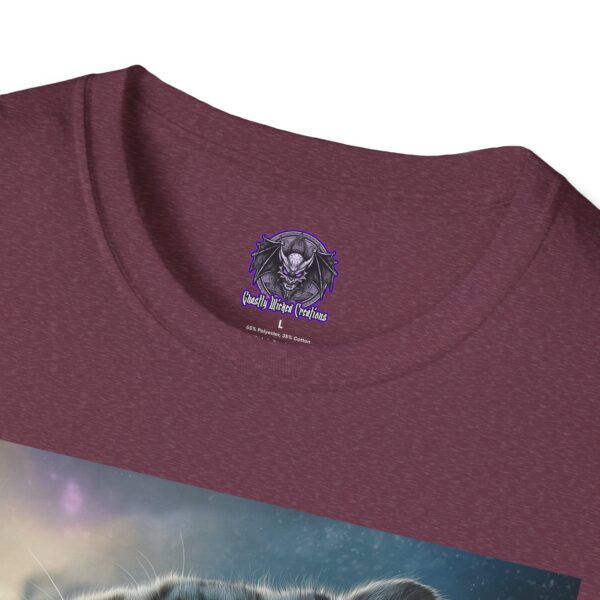 Snow Leopard V Profile By Wyldesigns Unisex T-Shirt - Image 47