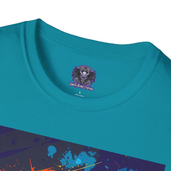 Frankenstein Pop Art 60's Style Unisex T-Shirt - Image 47