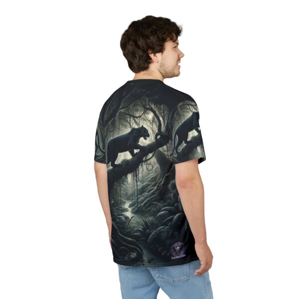 Black Panther WD-D002 By Wyldesigns Unisex Cut & Sew Tee (AOP) - Image 9